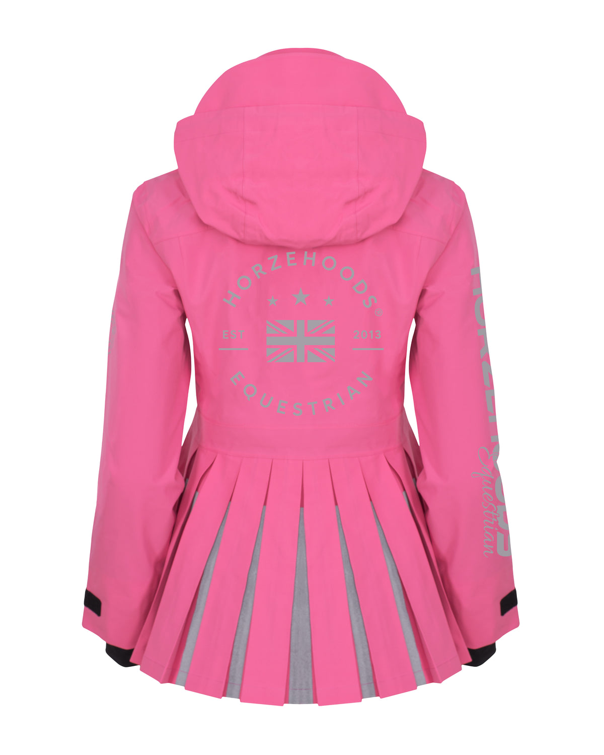 HORZEHOODS® ProPleat® Pink Reflective Waterproof Coat
