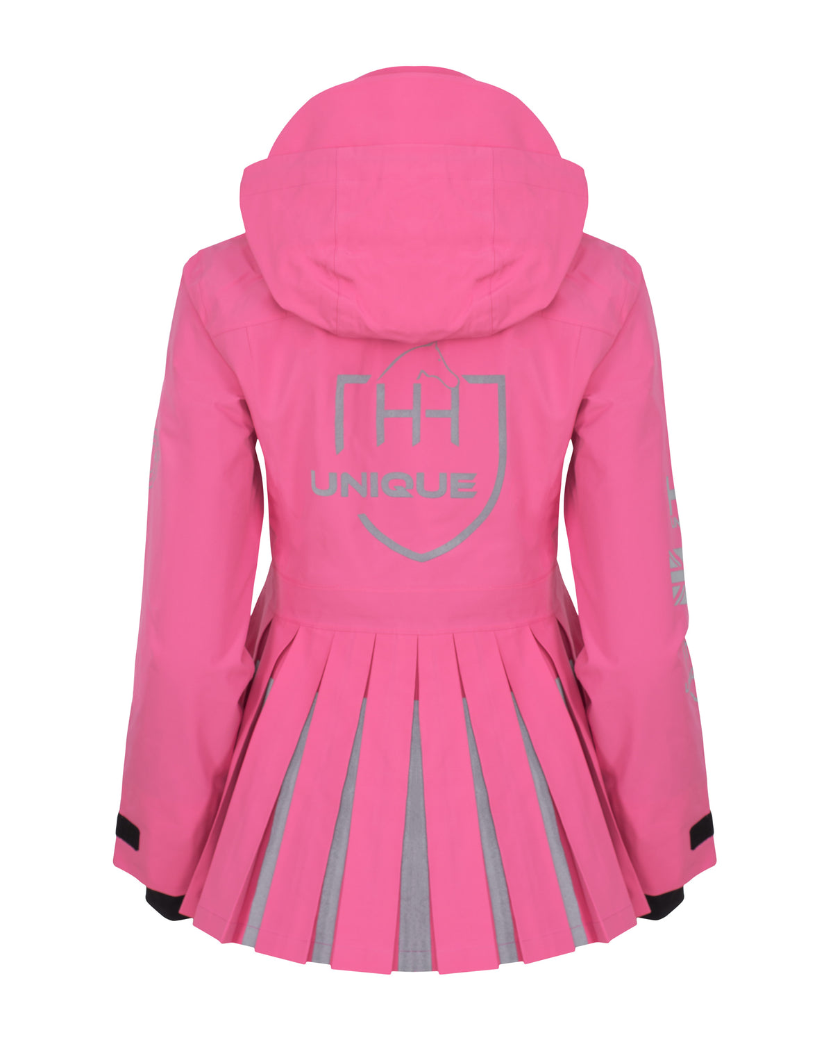 HORZEHOODS® ProPleat® Pink Reflective Waterproof Coat