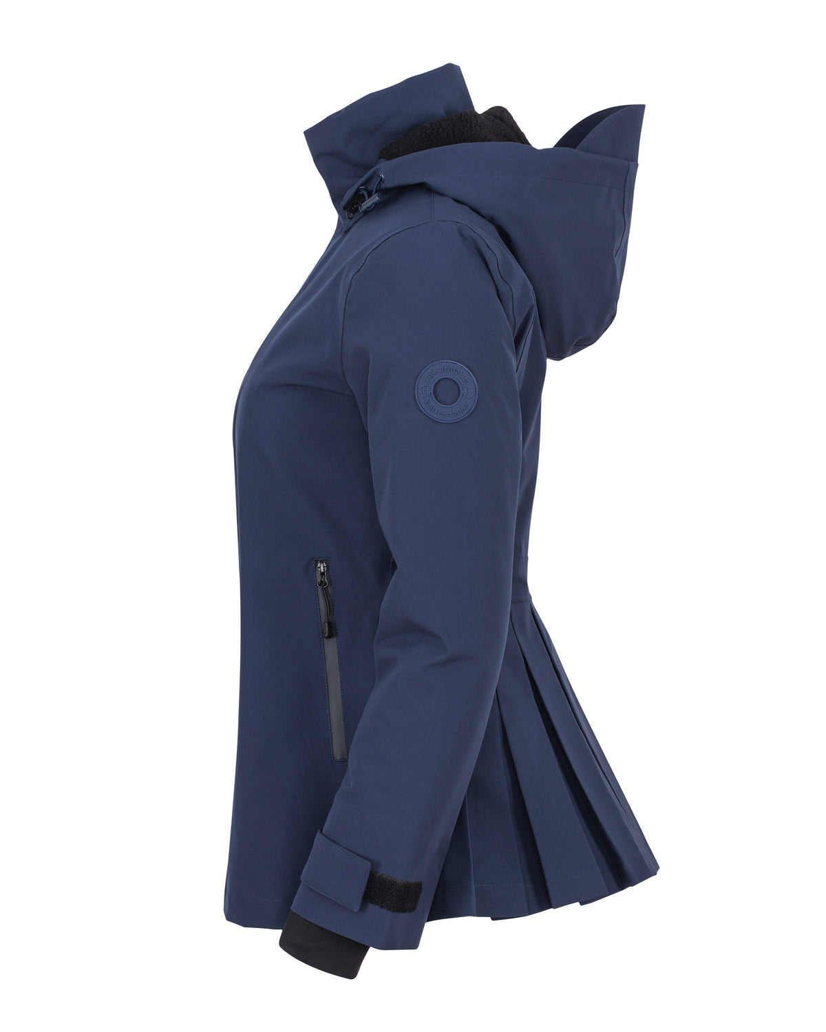 HORZEHOODS® Navy ProPleat®️ Waterproof Coat