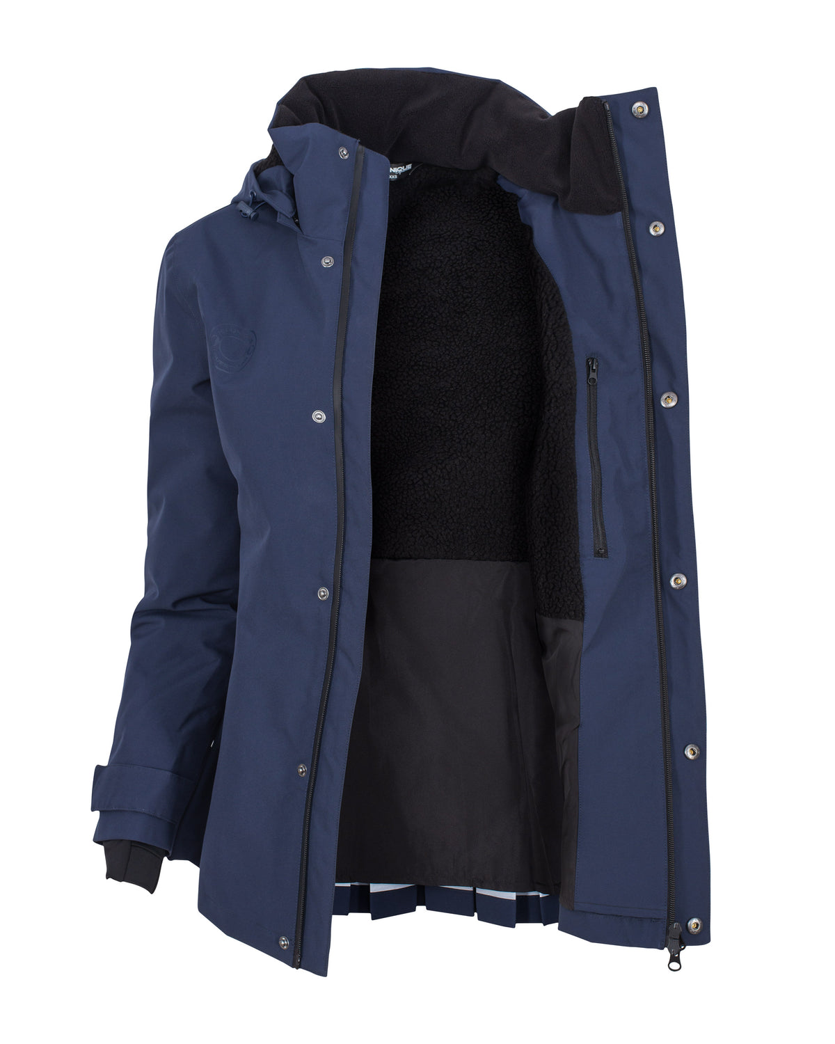 HORZEHOODS® Navy ProPleat®️ Waterproof Coat
