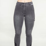 Acid Grey Denim Jeggings - Horzehoods5060521421253