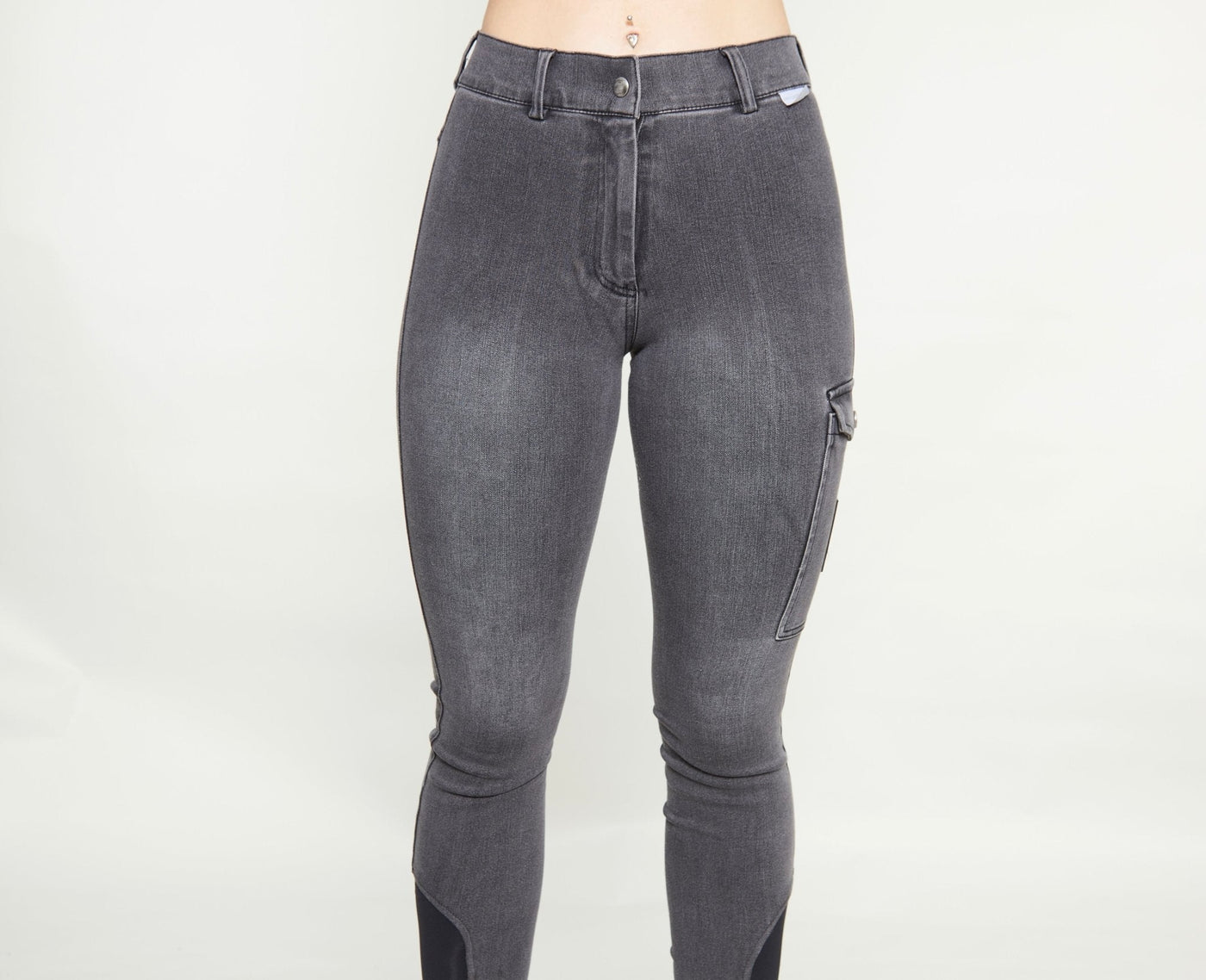 Acid Grey Denim Jeggings - Horzehoods5060521421253