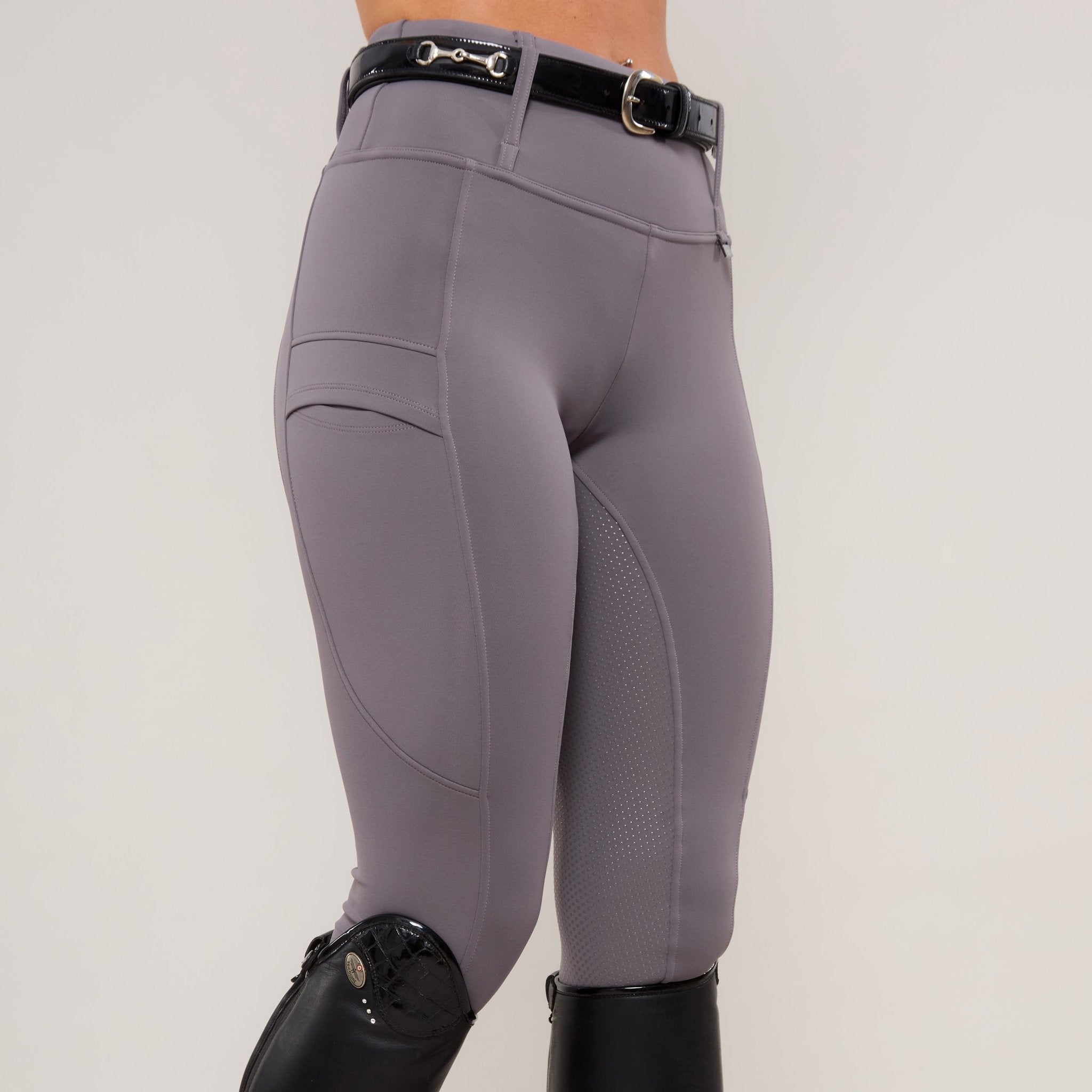 All Grey Luxe ContraFlex Leggings - Horzehoods5056725007478