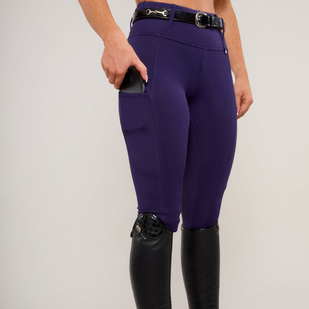 All INK Purple Luxe ContraFlex Leggings - Horzehoods5056725008444