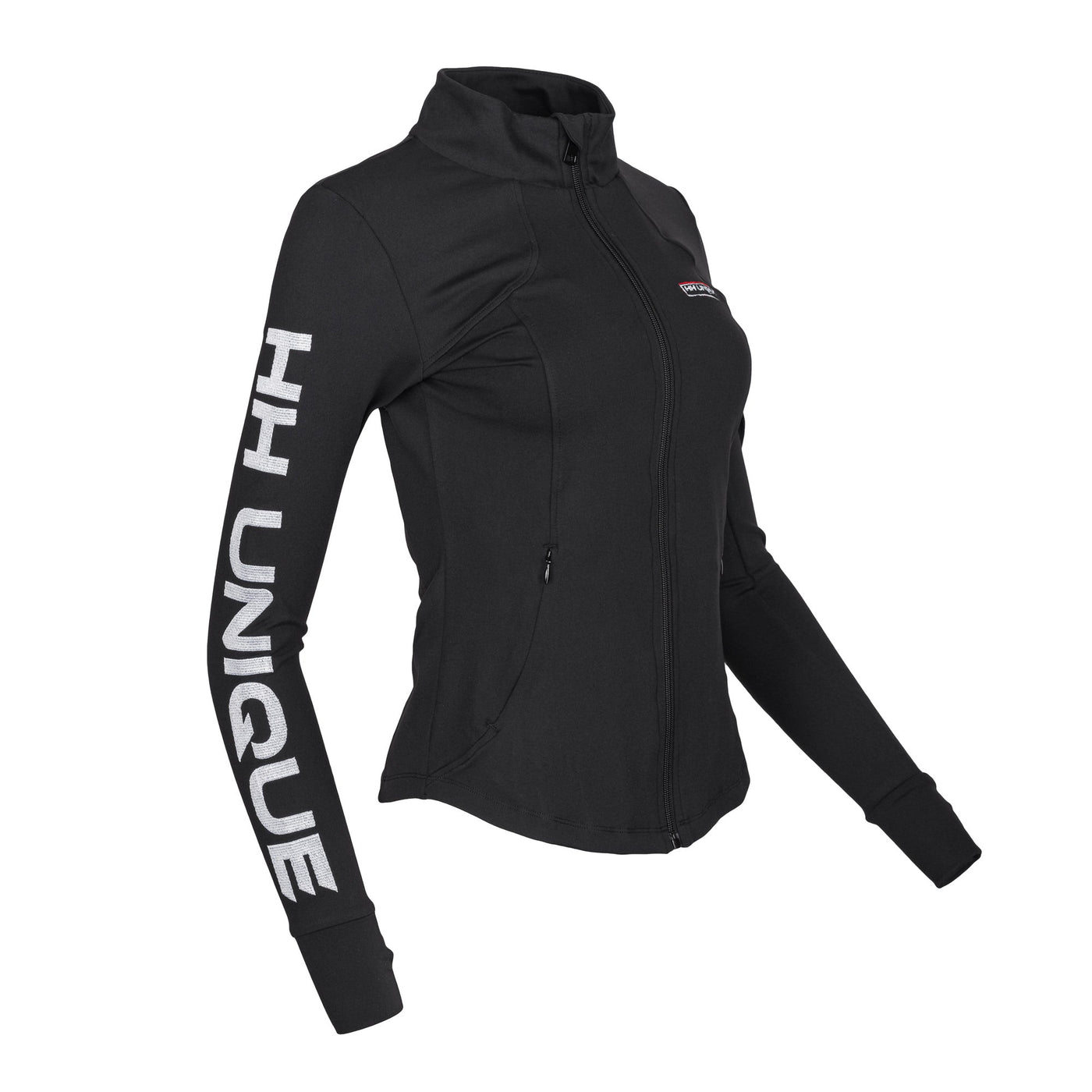 Black 4Seasons Performance Training Jacket - Horzehoods5056725004484