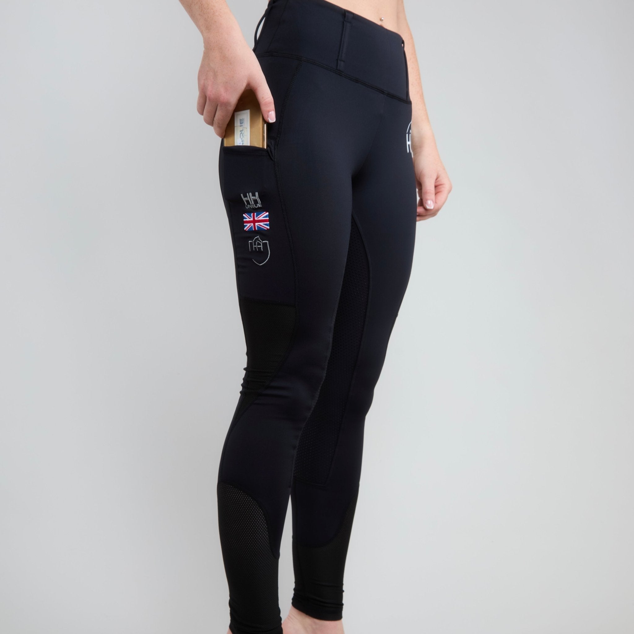 Black Air2 Performance Leggings - Horzehoods5056725004163