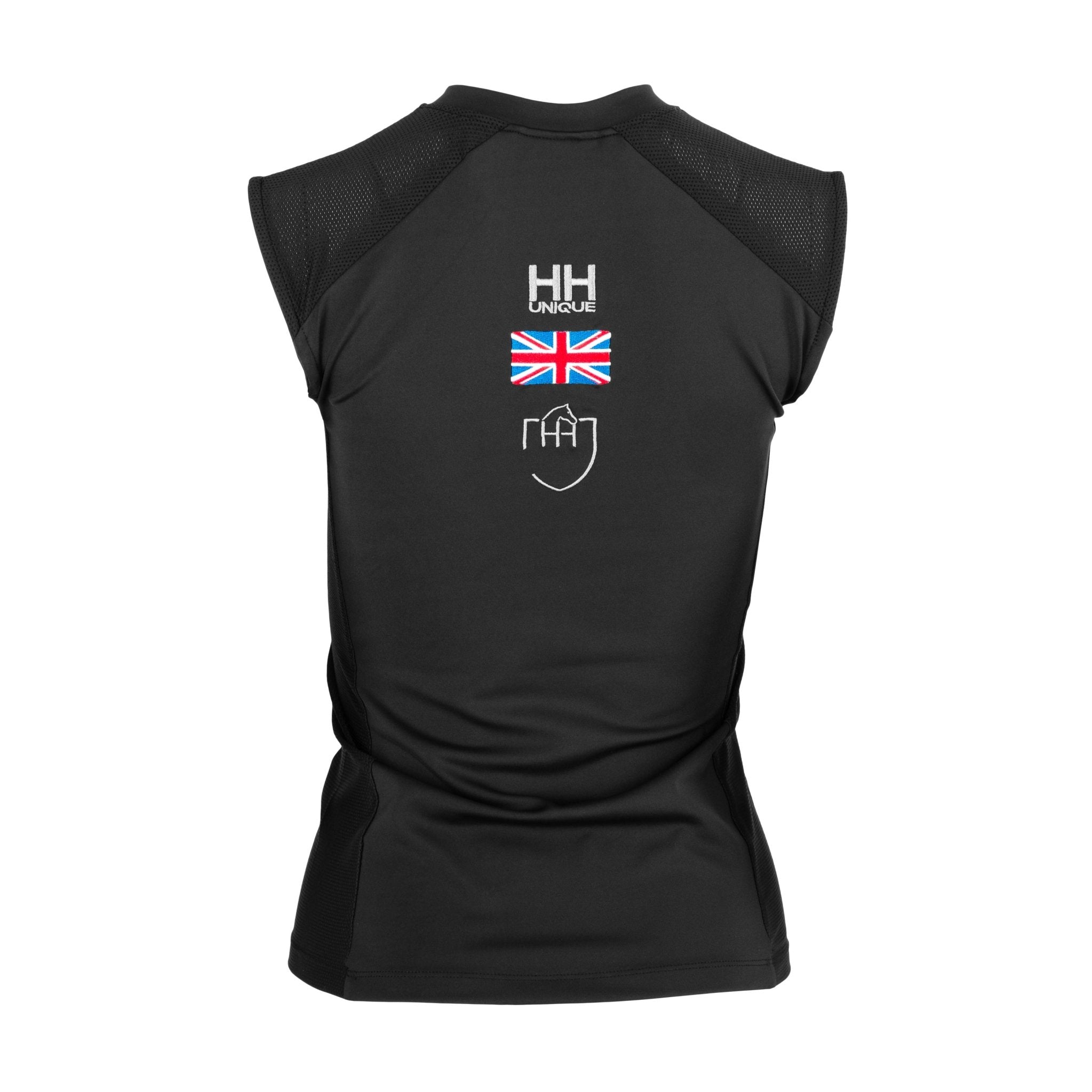 Black Air2 Sleeveless Equestrian Base Layer Top HORZEHOODS® - Horzehoods5056725005290