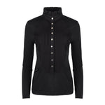 Black Long Sleeve Tudor Shirt - Horzehoods5060521421598