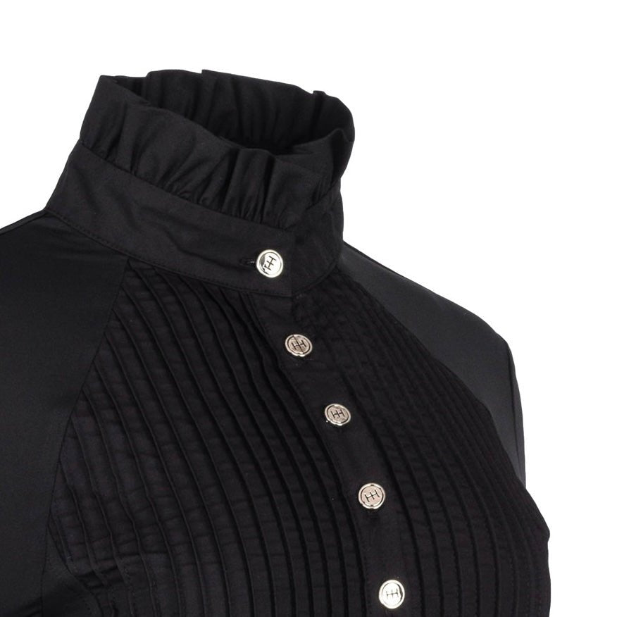 Black Long Sleeve Tudor Shirt - Horzehoods5060521421598