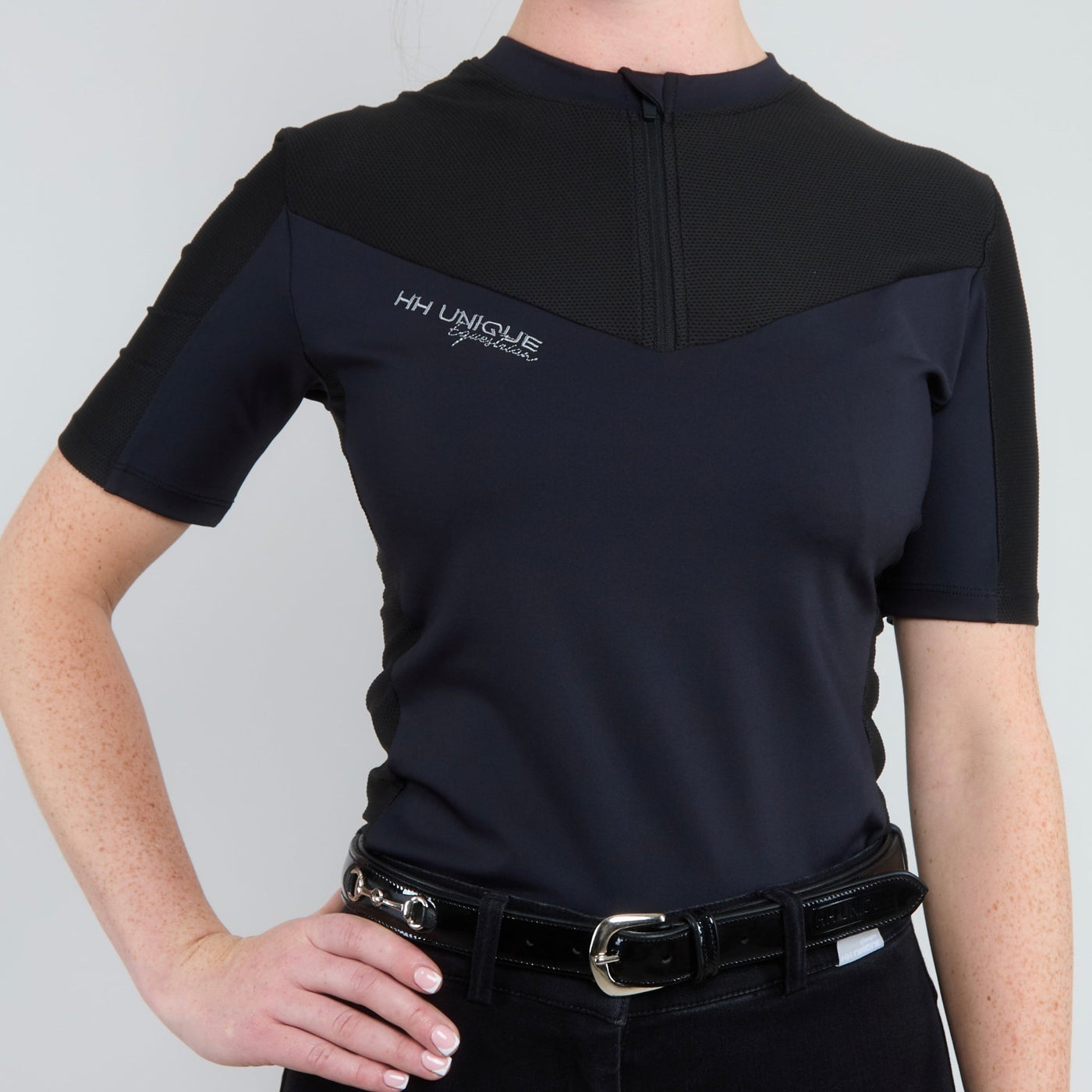 Black Performance Air2 Short Sleeve Base Layer - Horzehoods5056725005054