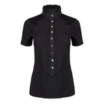 Black Short Sleeve Tudor Shirt - Horzehoods5056725005412