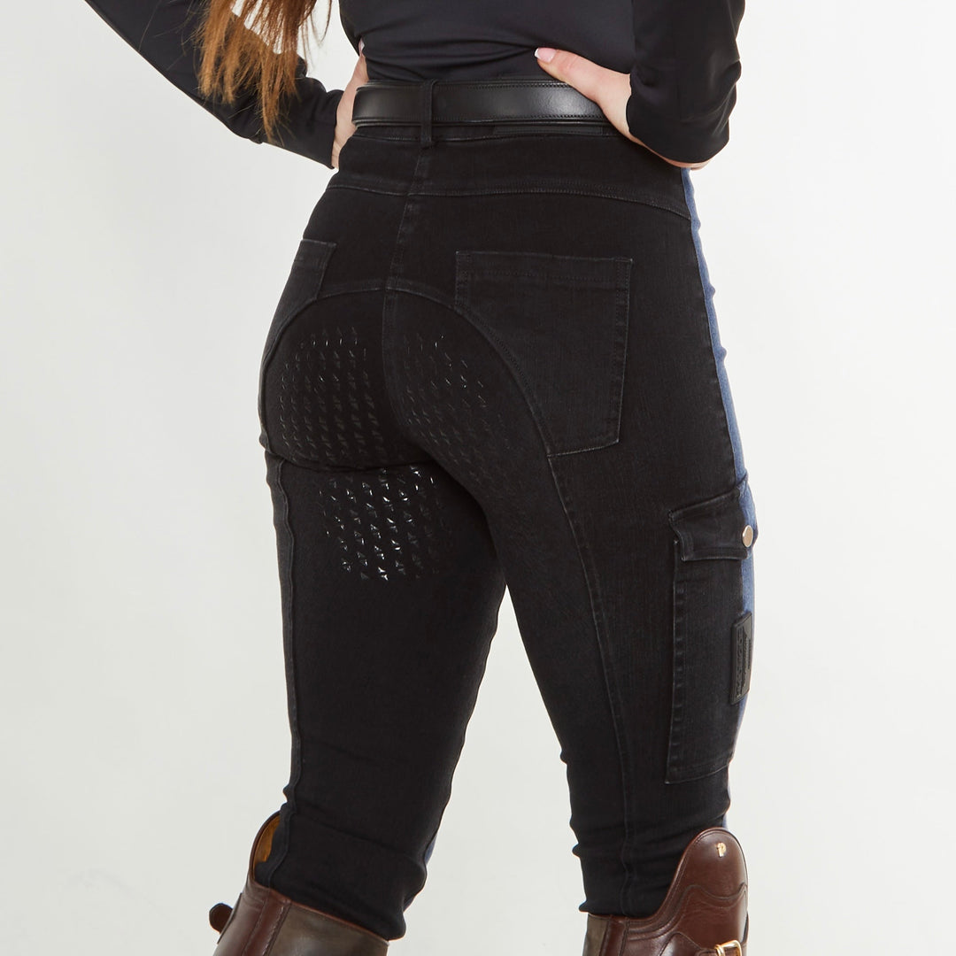 Blue & Black Denim Jeggings - LAST CHANCE NO RESTOCKS - Horzehoods5060521426692