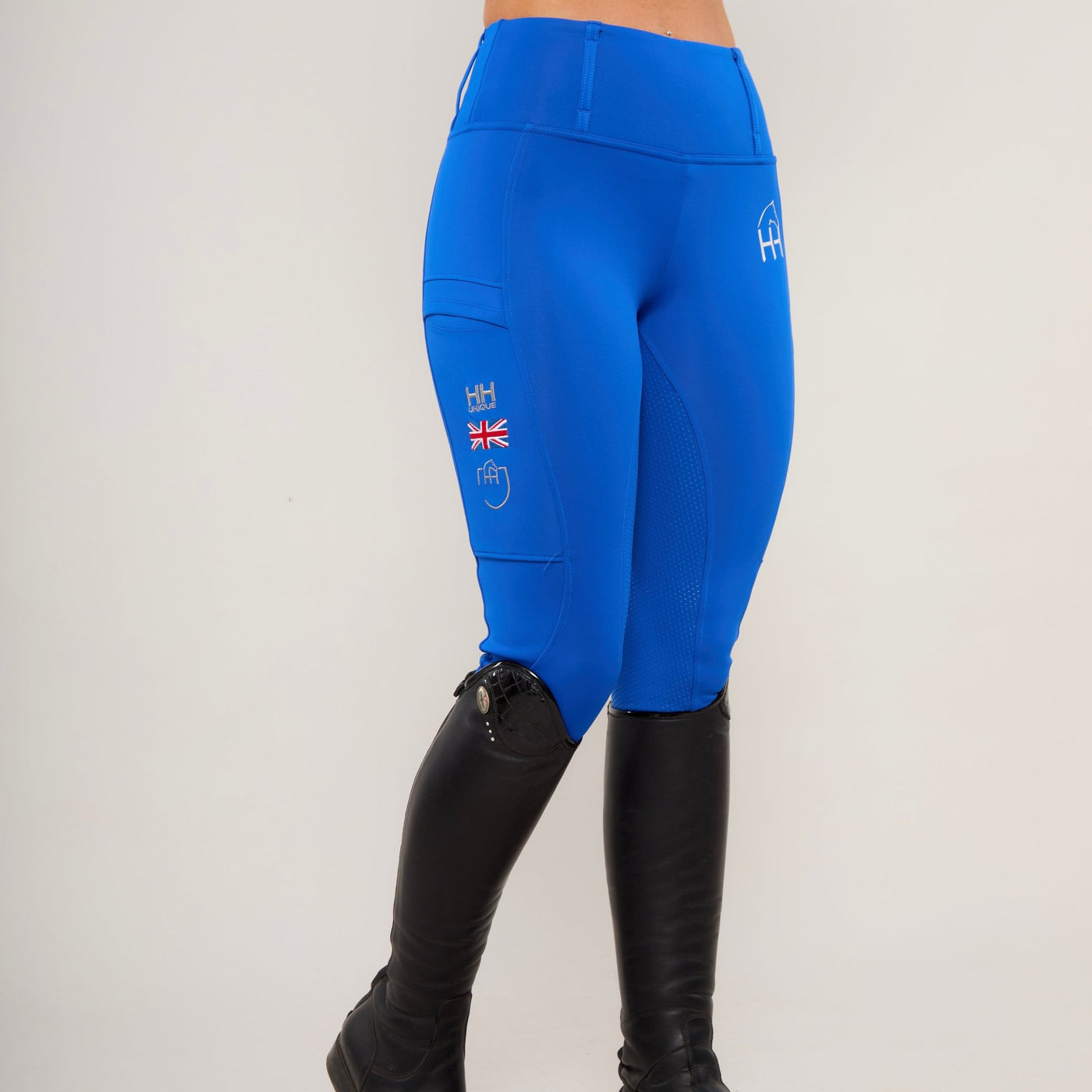 Blue Heavyweight Performance Leggings - Horzehoods5056725007737