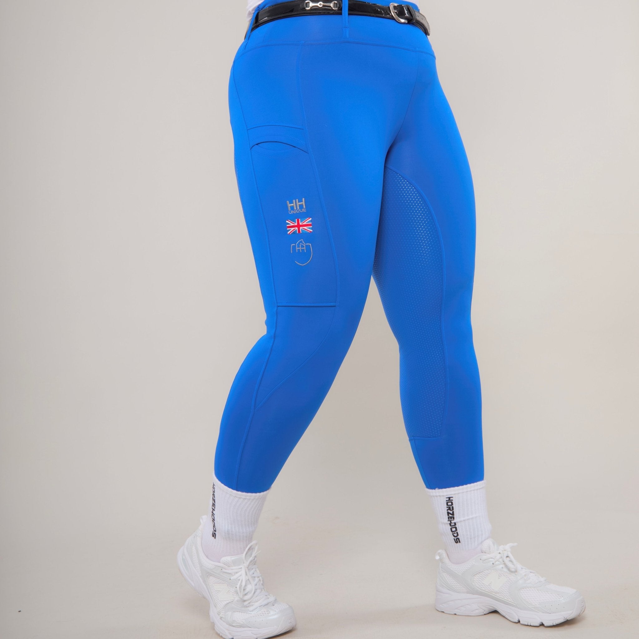 Blue Heavyweight Performance Leggings - Horzehoods5056725007737