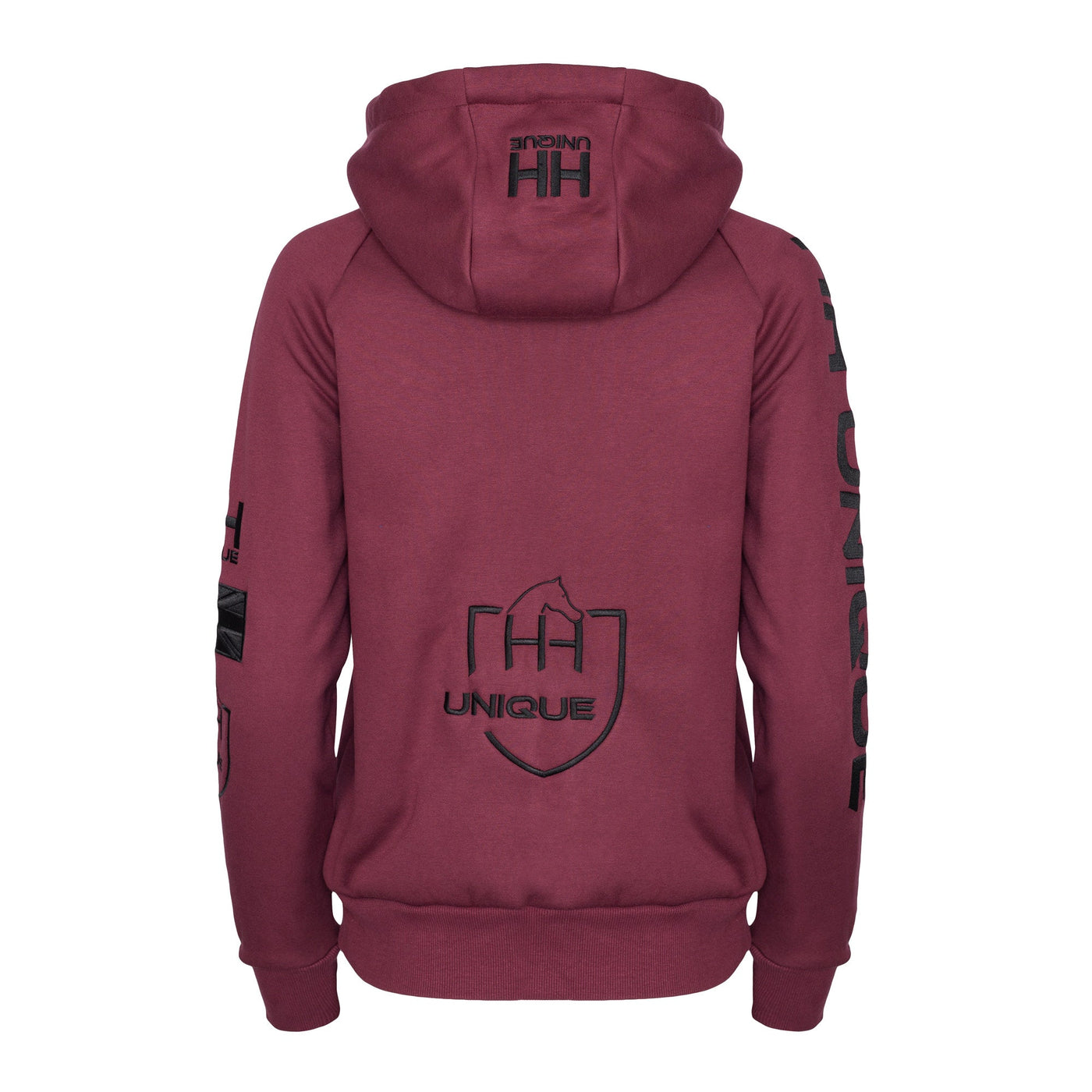 Burgundy 4Seasons Zipped Hoodie - Horzehoods5056725008932