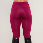 Burgundy Berry Heavyweight Performance Leggings - Horzehoods5056725007898