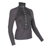 Dark Grey Long Sleeve Tudor Shirt - Horzehoods5056725003180