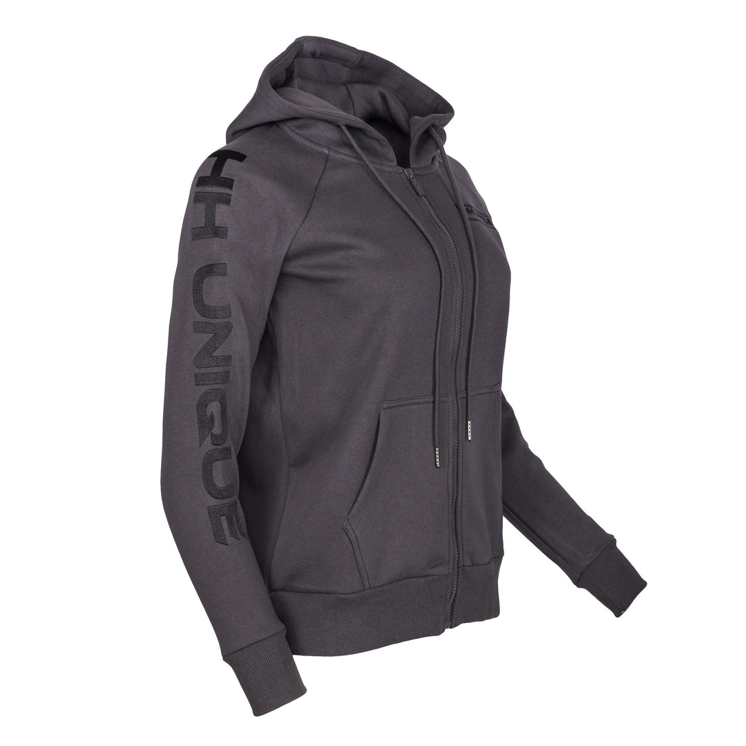 Dark Grey ZipUp Performance Hoodie - Horzehoods5056725003760