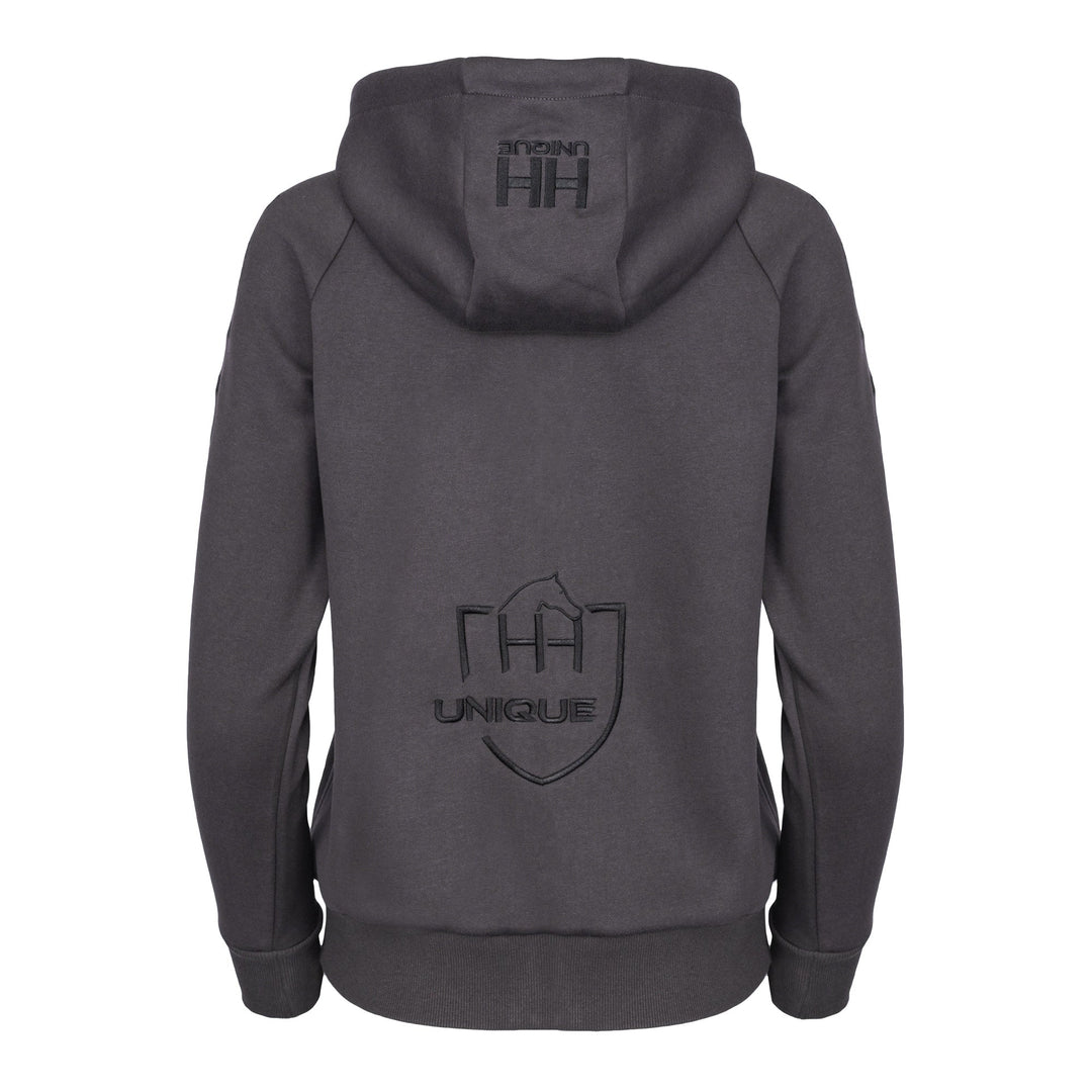 Dark Grey ZipUp Performance Hoodie - Horzehoods5056725003760