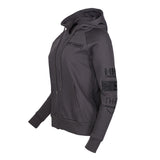 Dark Grey ZipUp Performance Hoodie - Horzehoods5056725003760