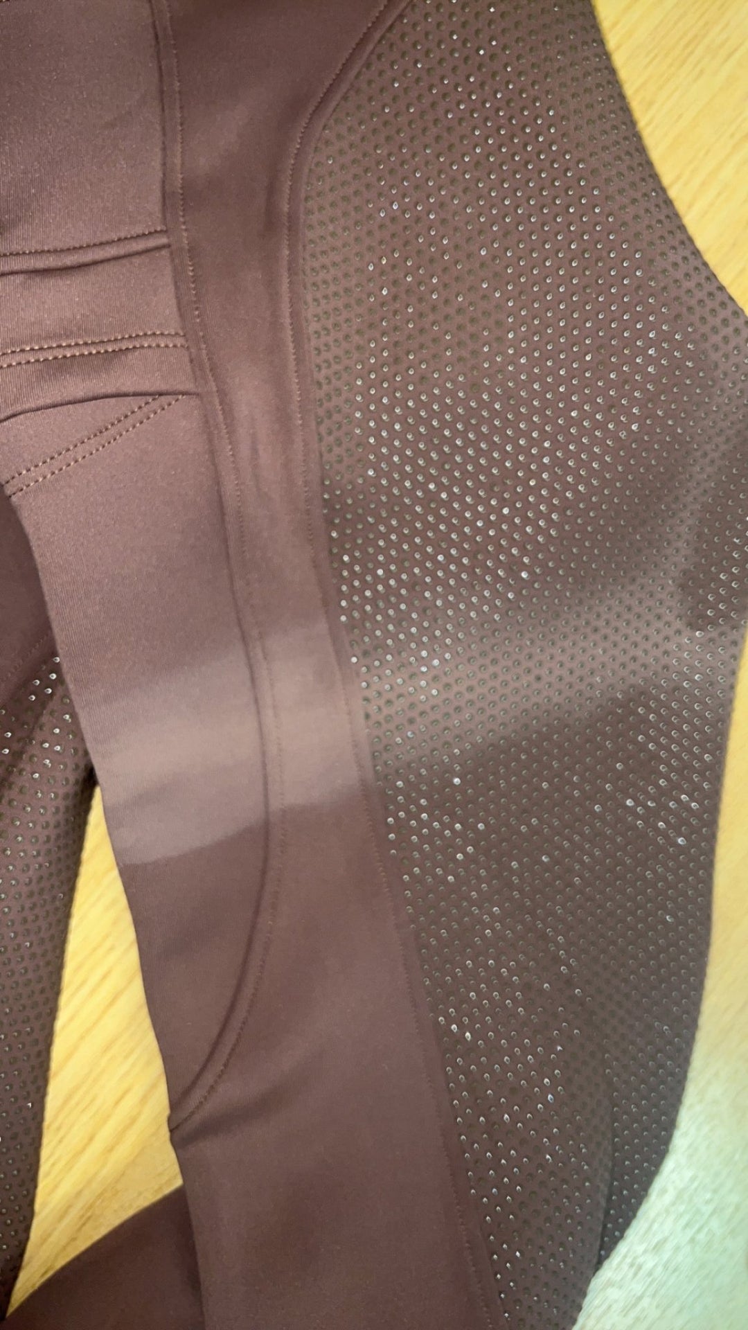 DEFECT - HORZEHOODS® All Brown Luxe ContraFlex Leggings - Horzehoods5056725002169