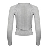 Grey Long Sleeve Vest Top - Horzehoods5056725001483