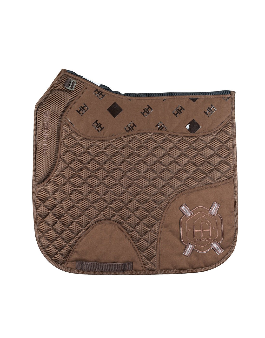 HORZEHOODS® 2 - 1 Brown Dressage Pad & Kit - Horzehoods5056725002978
