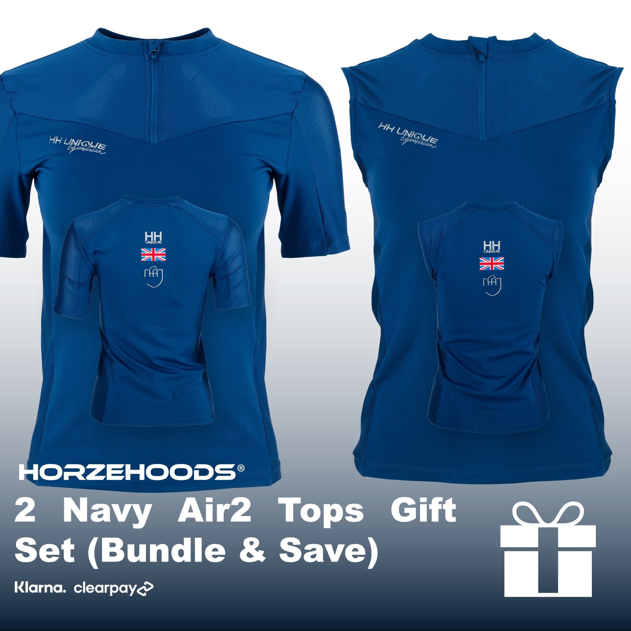 HORZEHOODS® 2 Navy Air2 Tops Gift Set (Bundle & Save) - Horzehoods