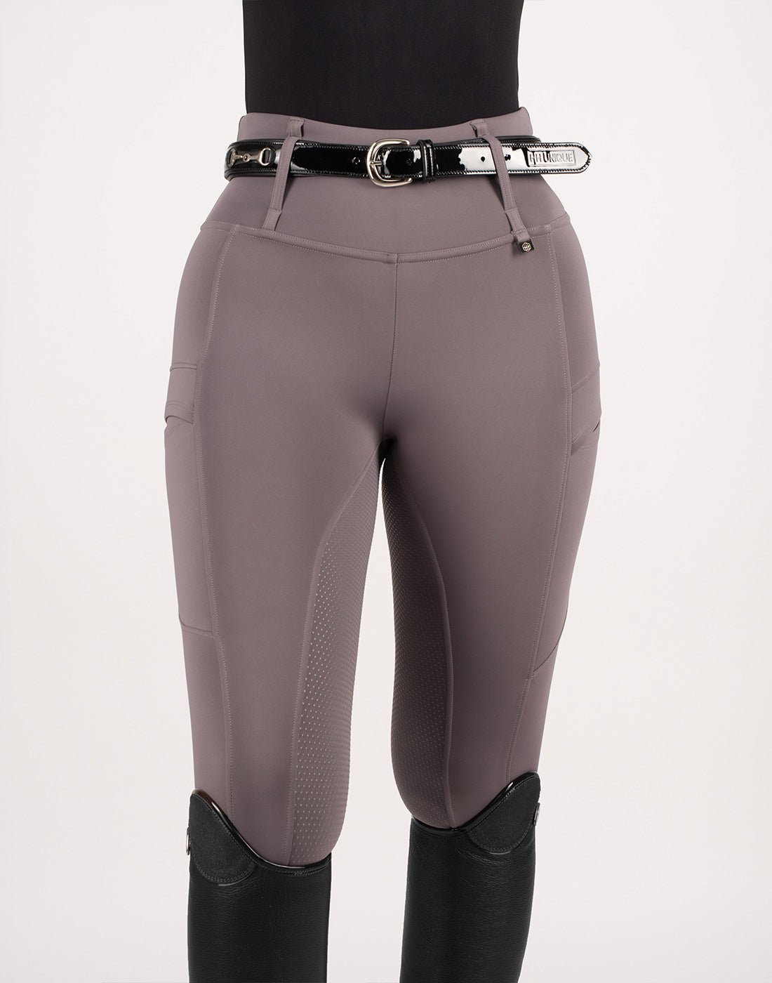 HORZEHOODS® All Grey Luxe Quick Dry ContraFlex Leggings - Horzehoods5056725007478