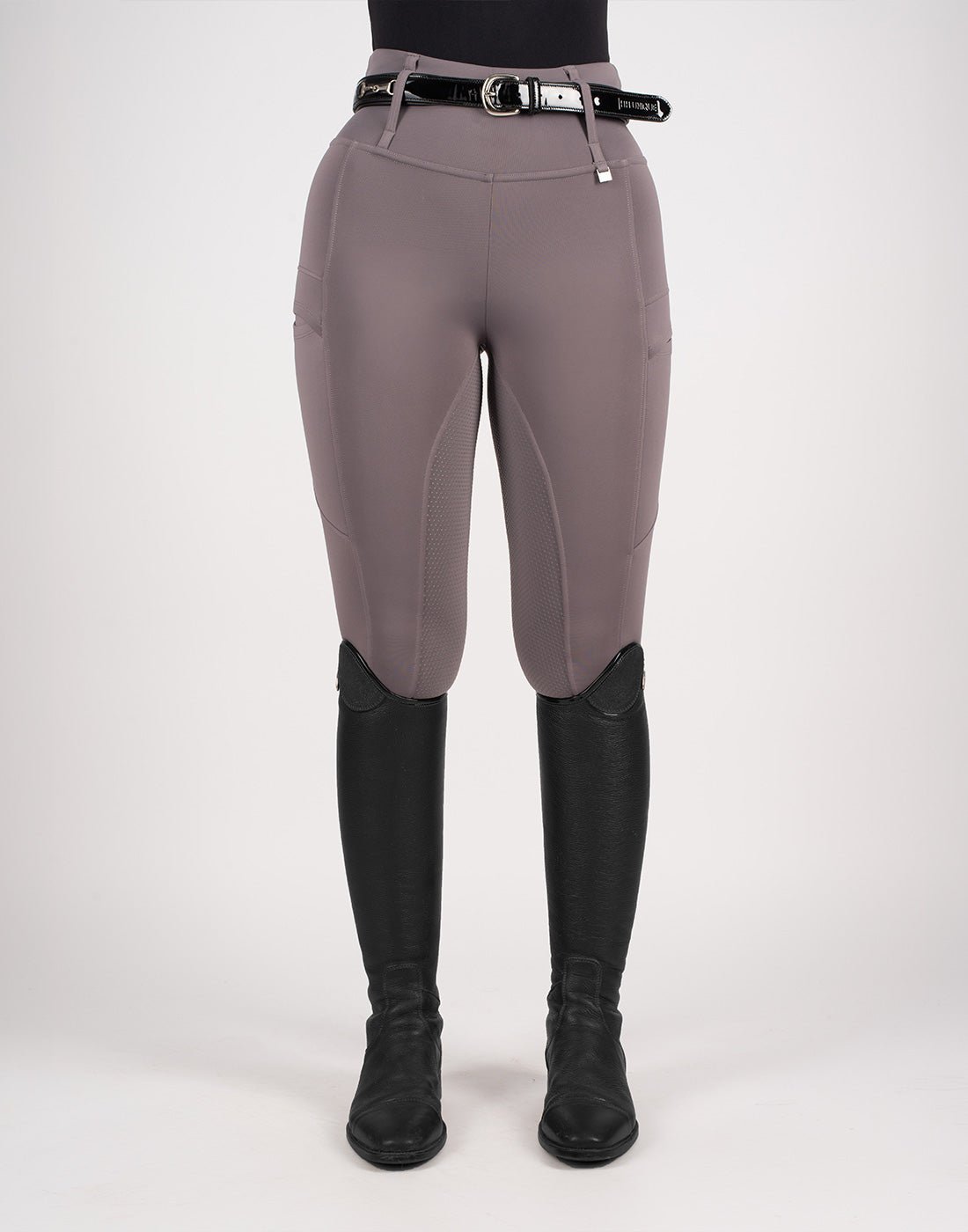 HORZEHOODS® All Grey Luxe Quick Dry ContraFlex Leggings - Horzehoods5056725007478