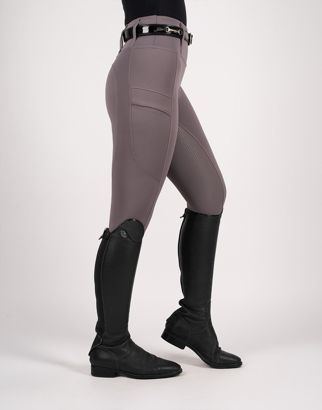 HORZEHOODS® All Grey Luxe Quick Dry ContraFlex Leggings - Horzehoods5056725007478