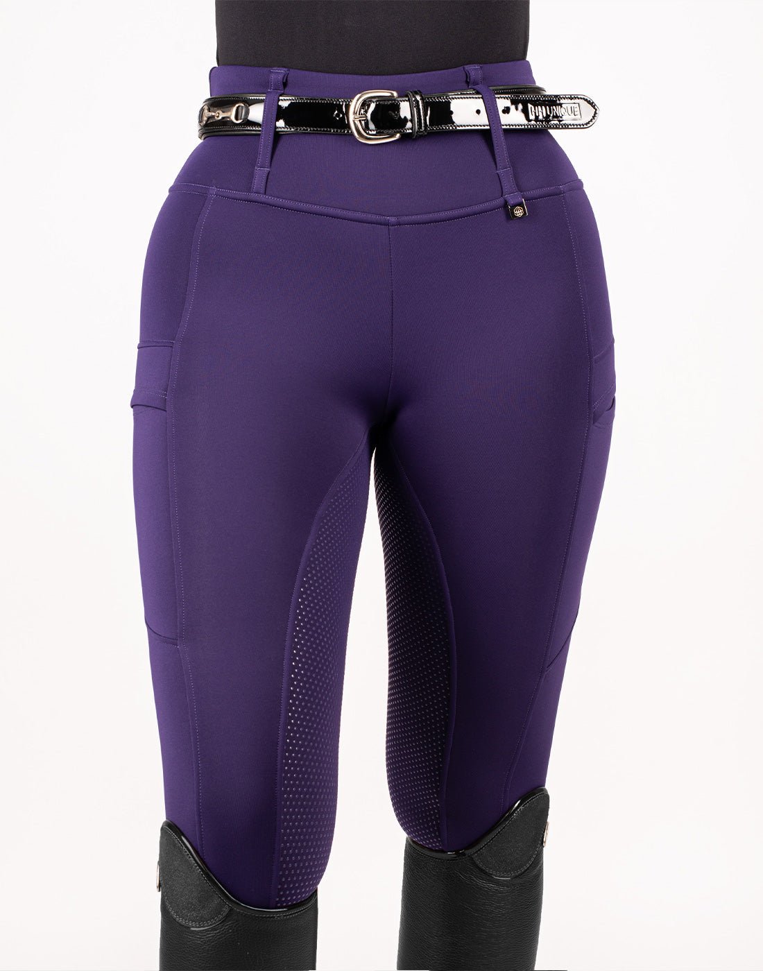 HORZEHOODS® All INK Purple Luxe Quick Dry ContraFlex Leggings - Horzehoods5056725008444