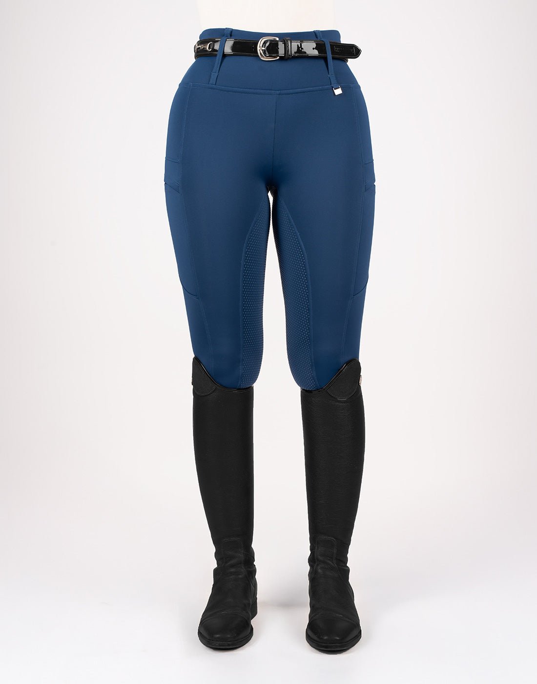HORZEHOODS® All Navy Luxe Quick Dry ContraFlex Leggings - Horzehoods5056725007317