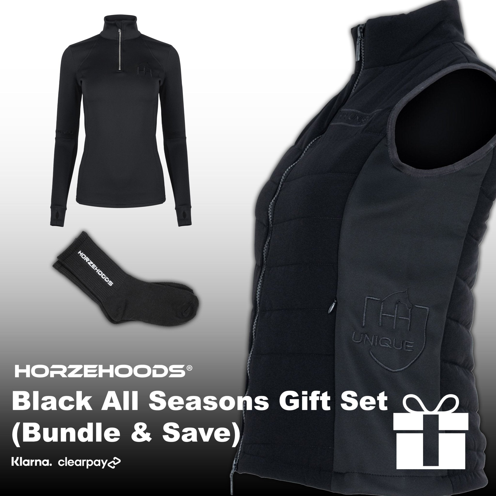 HORZEHOODS® Black All Seasons Gift Set (Bundle & Save) - Horzehoods