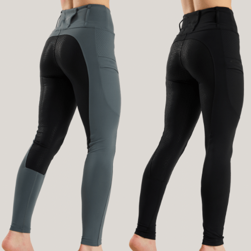 HORZEHOODS® Black and Grey V - Seam Air2 Leggings Gift Set (Bundle & Save) - Horzehoods