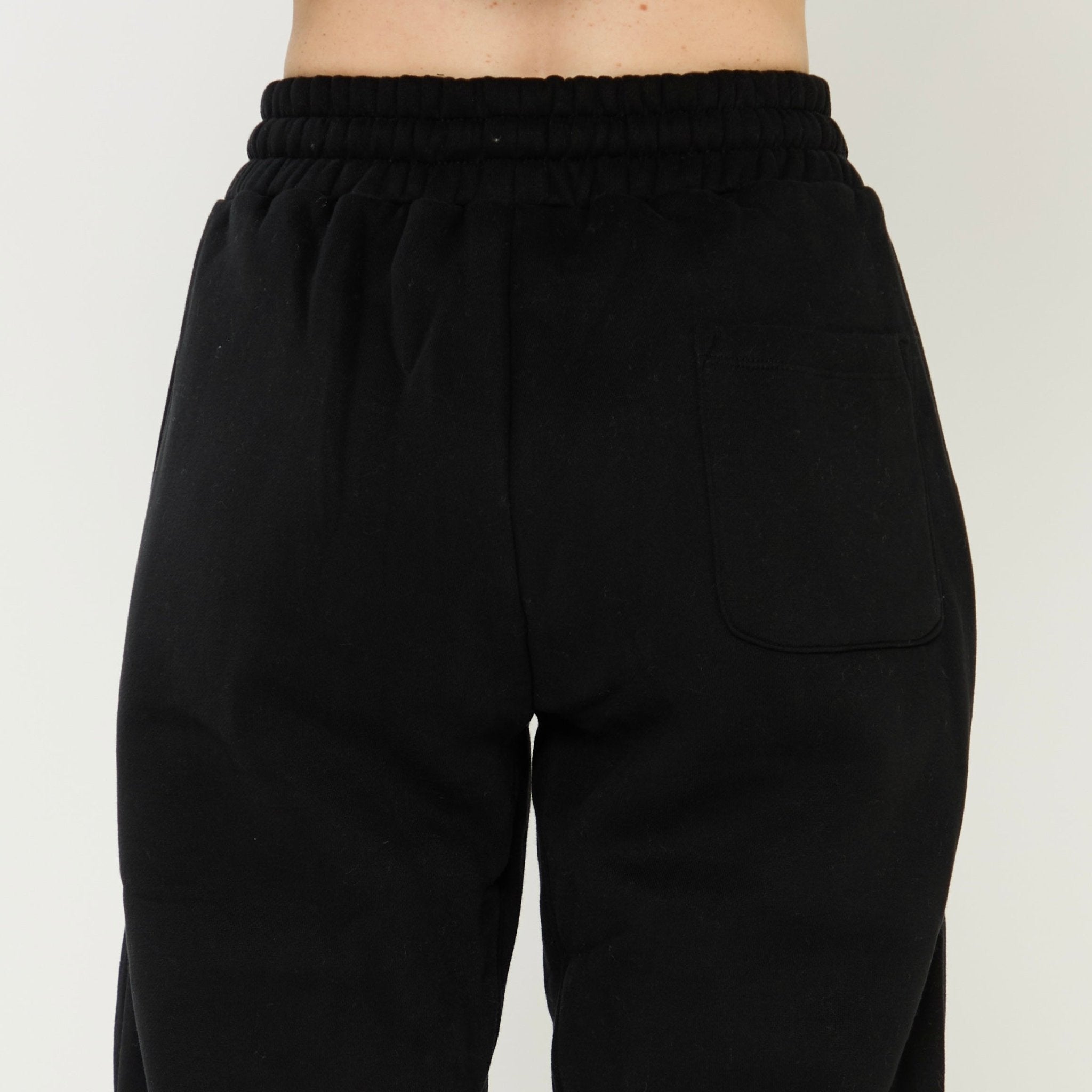 HORZEHOODS® Black Basicz Relaxed Jersey Joggers - Horzehoods5056725021276