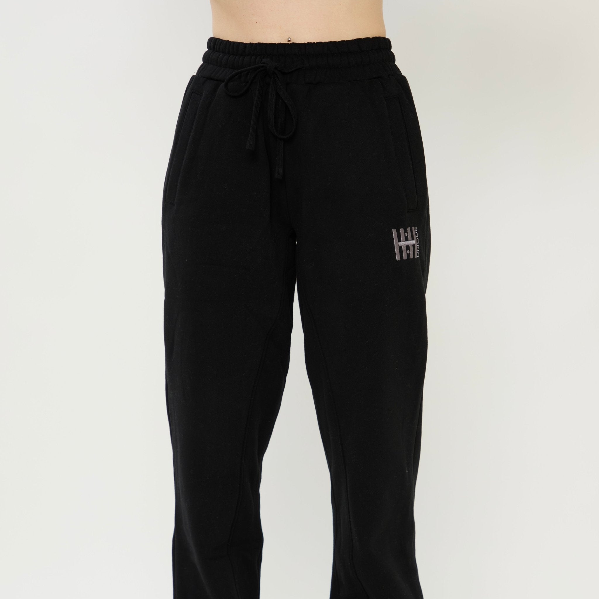 HORZEHOODS® Black Basicz Relaxed Jersey Joggers - Horzehoods5056725021276