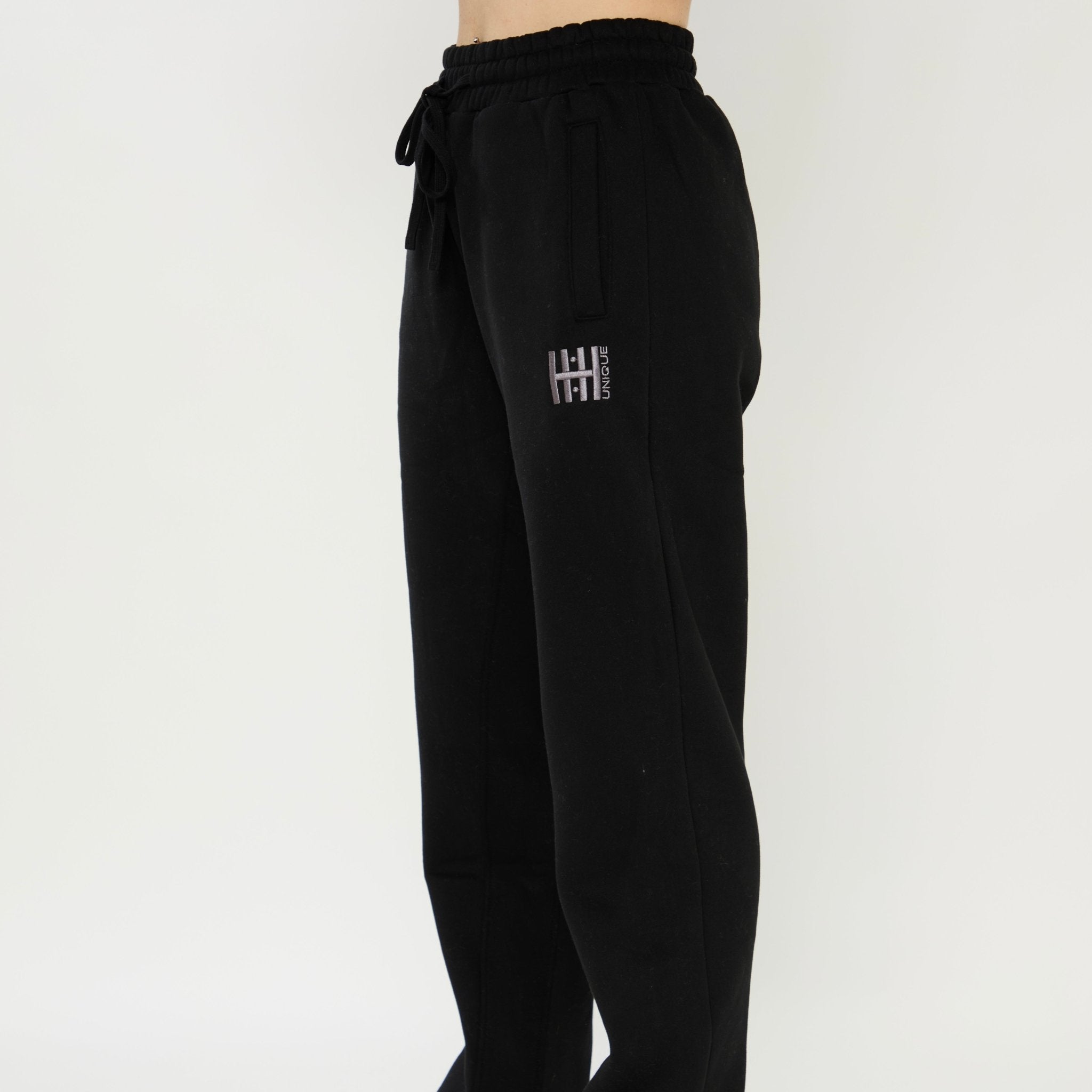 HORZEHOODS® Black Basicz Relaxed Jersey Joggers - Horzehoods5056725021276