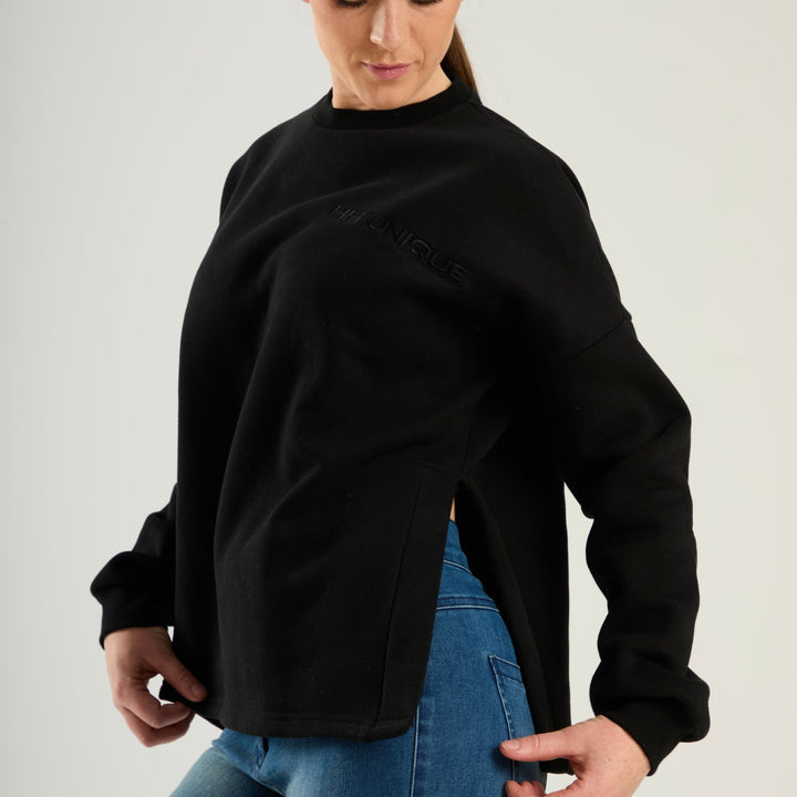 HORZEHOODS® Black Double Split Crew - Horzehoods5056725014476