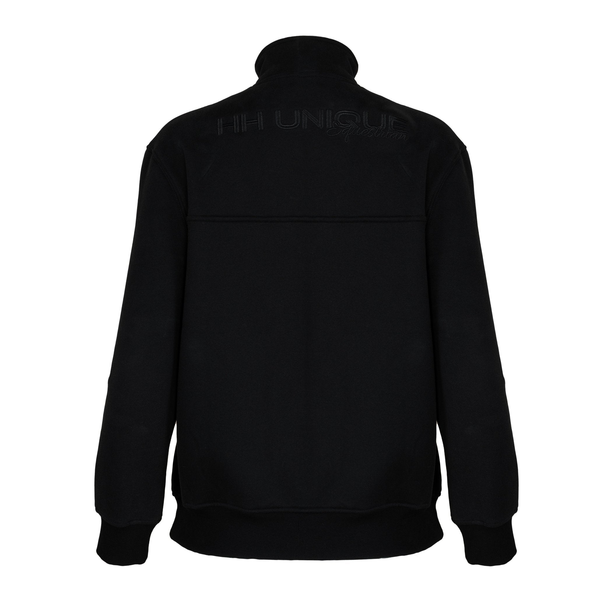 HORZEHOODS® Black Dream Quarter - Zip Sweater Top - Horzehoods5056725014155