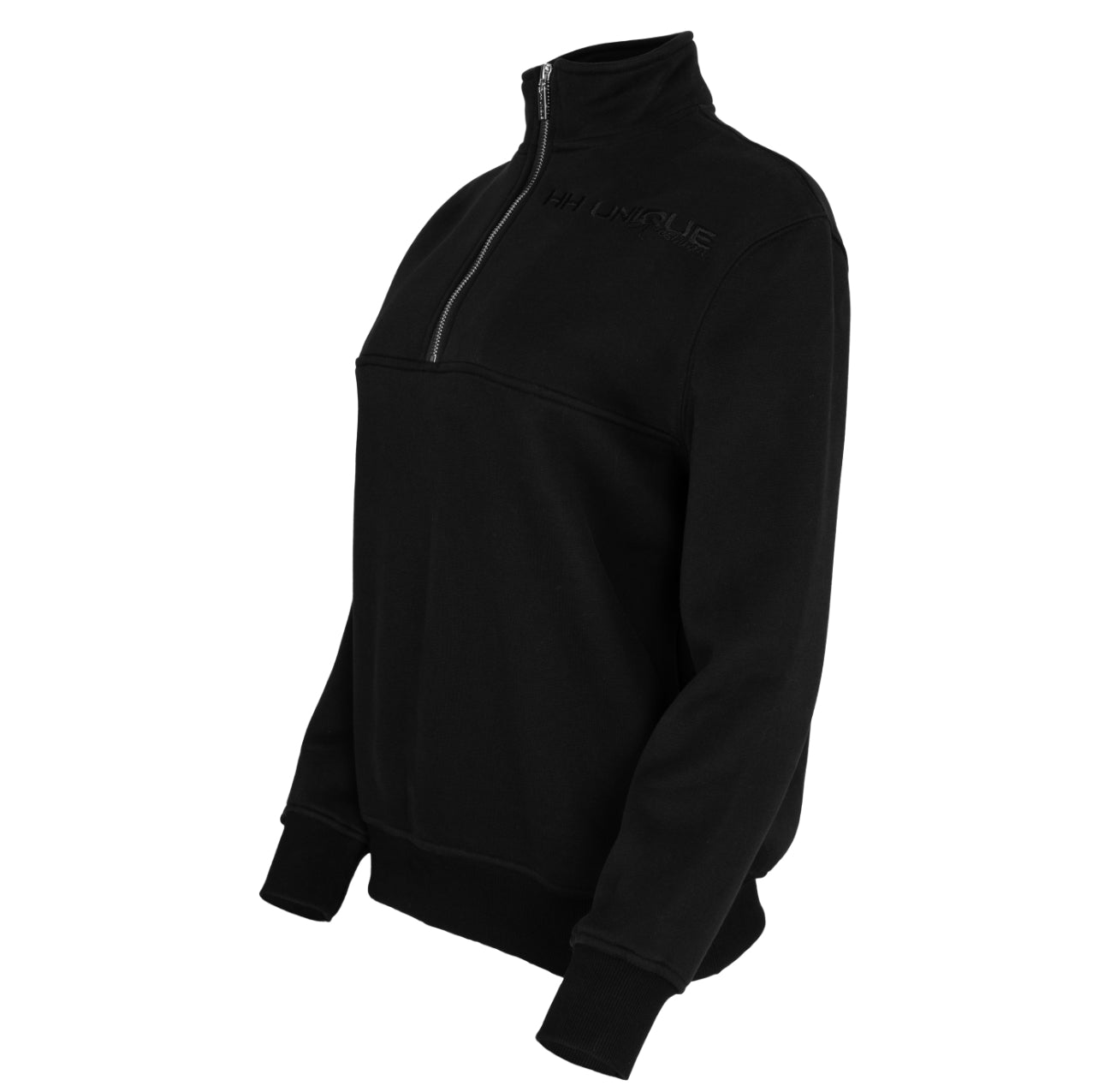 HORZEHOODS® Black Dream Quarter - Zip Sweater Top - Horzehoods5056725014155