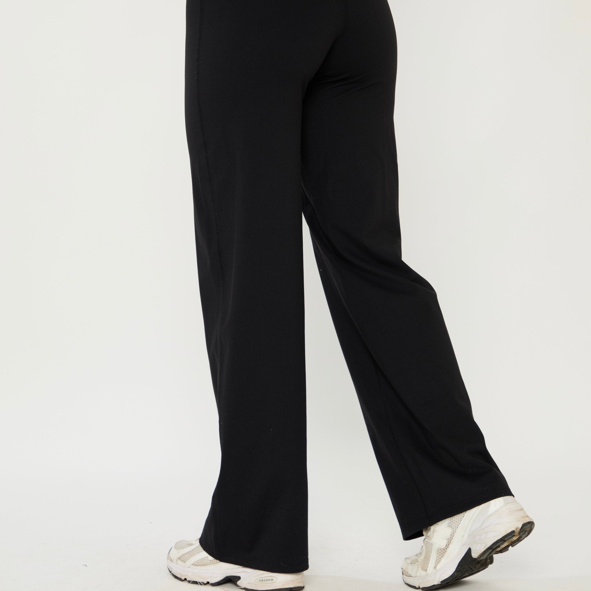 HORZEHOODS® Black Flare Basicz Non Riding Leggings - Horzehoods5056725021795