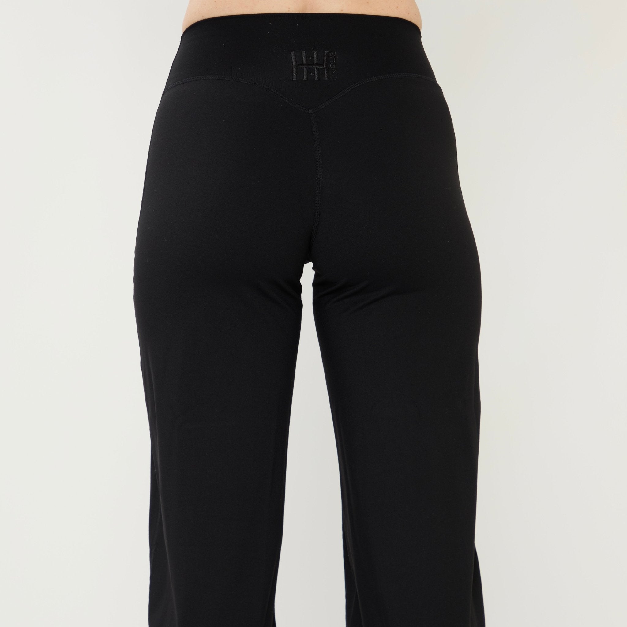 HORZEHOODS® Black Flare Basicz Non Riding Leggings - Horzehoods5056725021795