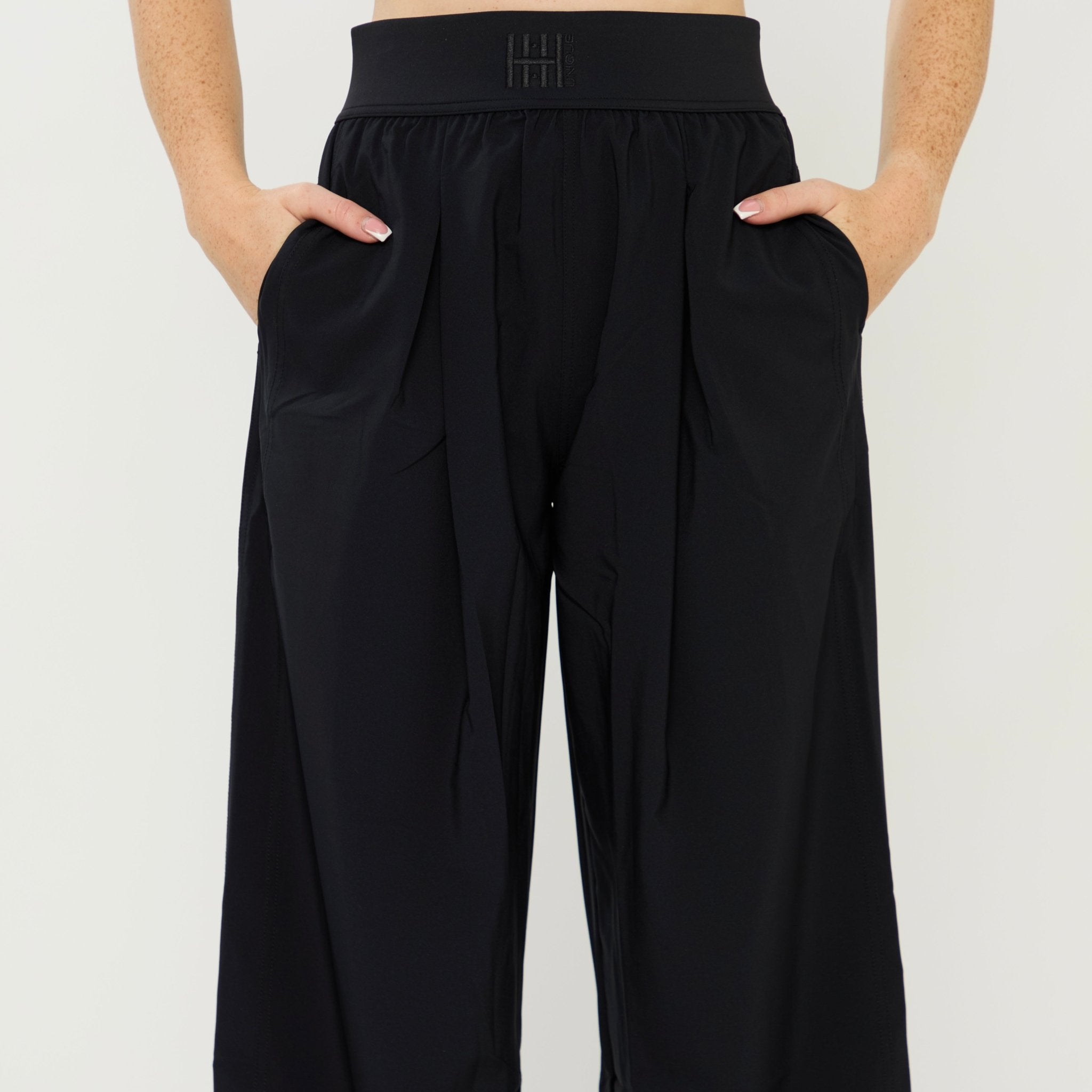 HORZEHOODS® Black Ultra Comfort Basicz Non - Riding Pants - Horzehoods5056725022587