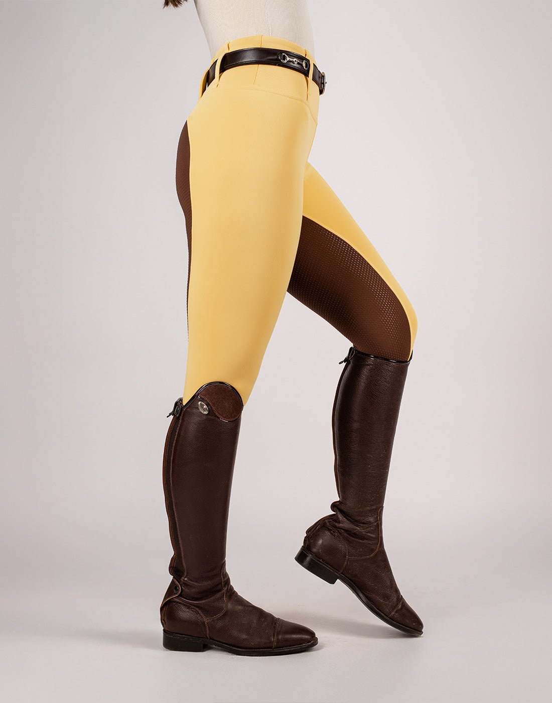 HORZEHOODS® Canary Brown Competition Leggings - Horzehoods5056725002480
