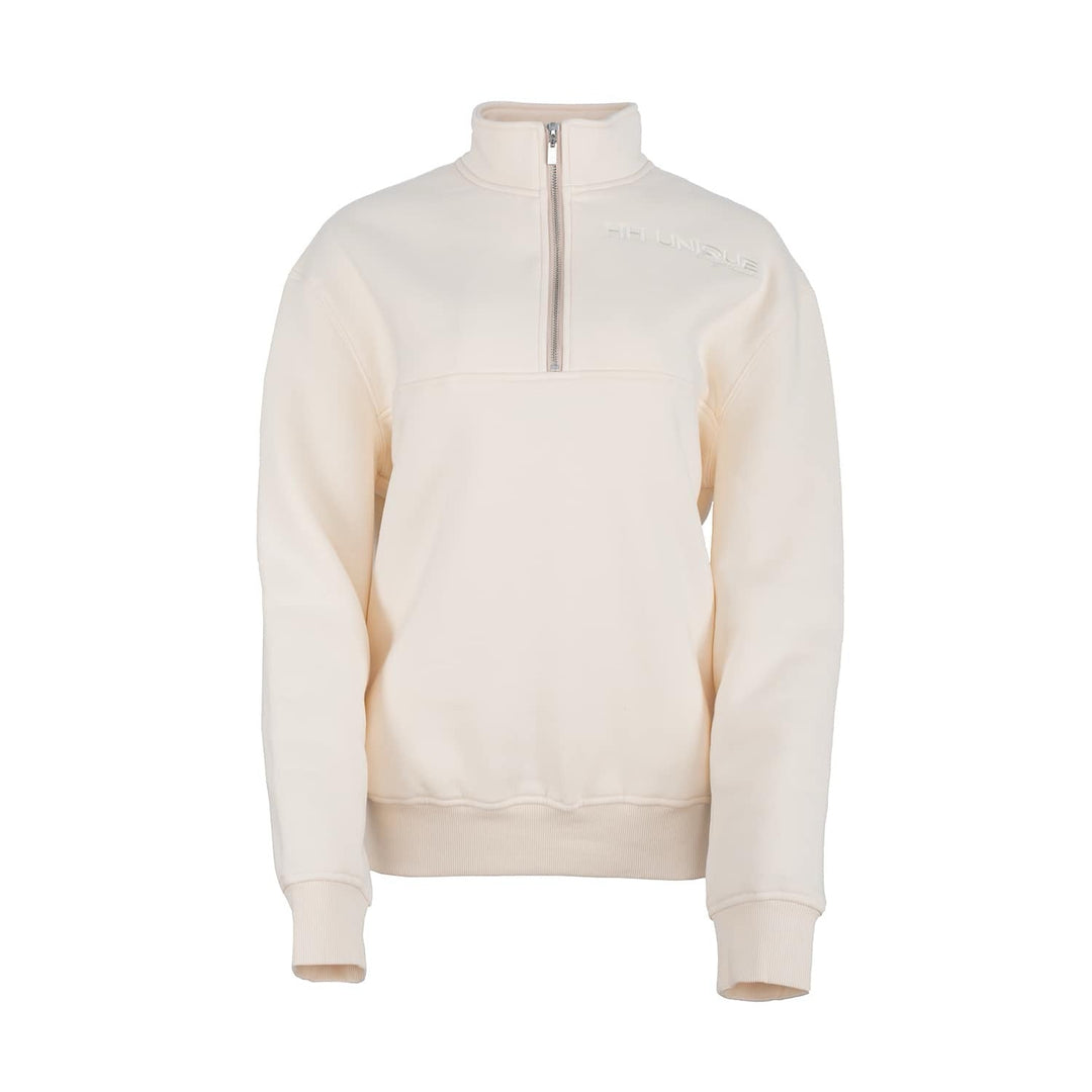 HORZEHOODS® Cream Dream Quarter - Zip Sweater | All - Season Wear - Horzehoods