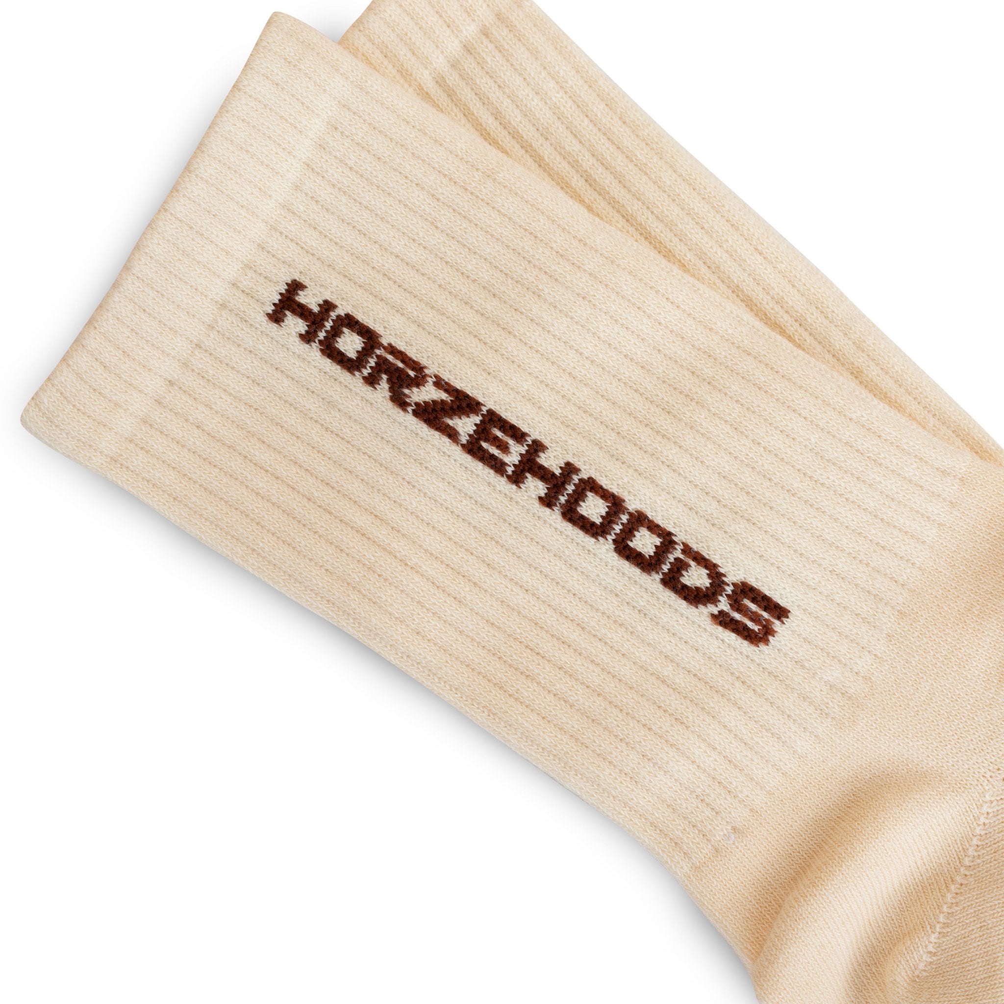 HORZEHOODS® Cream Performance Crew Socks - Horzehoods