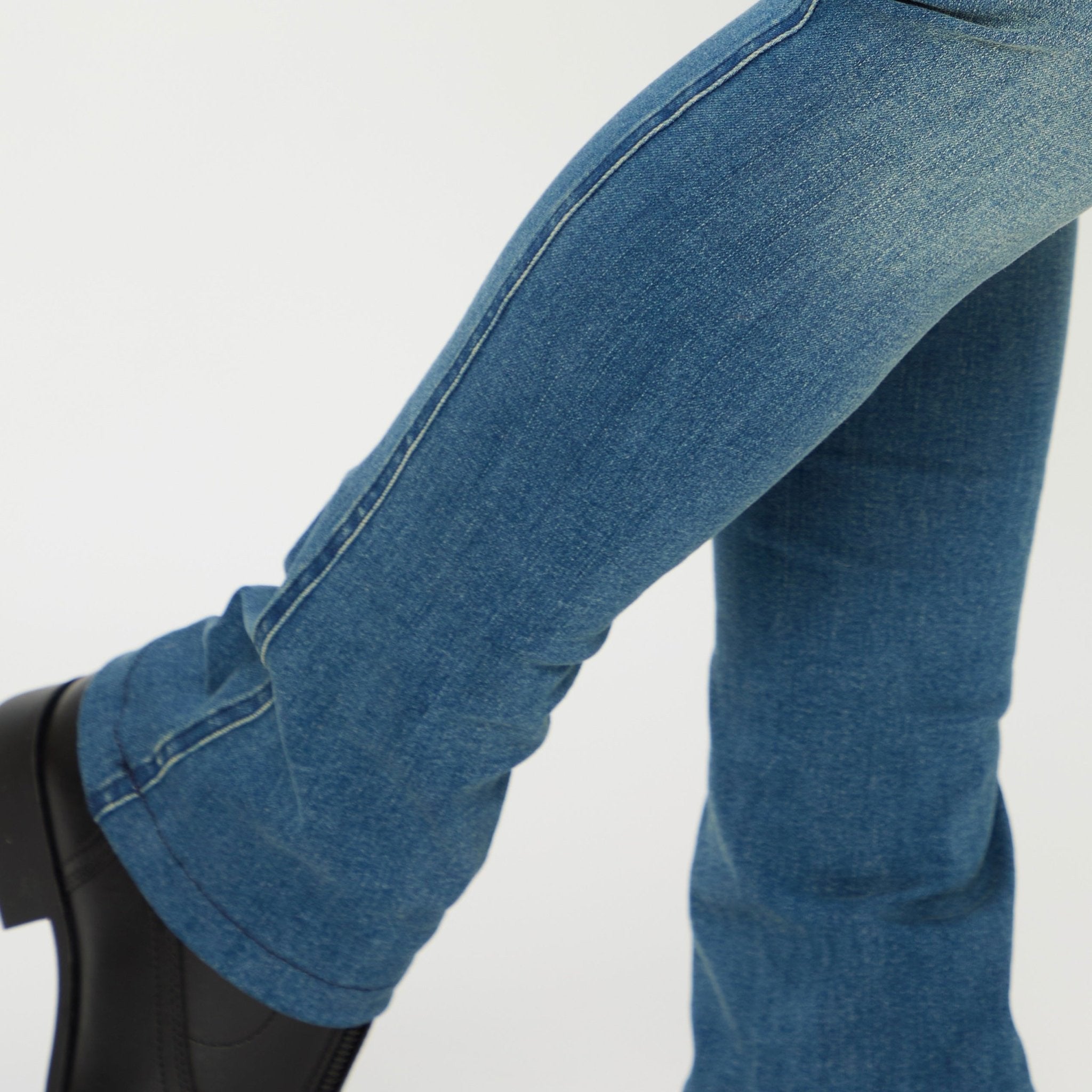 HORZEHOODS® DAKOTA Denim Boot Leg Jeans (No Grip) (Pre - Order 28/10) - Horzehoods5056725018368