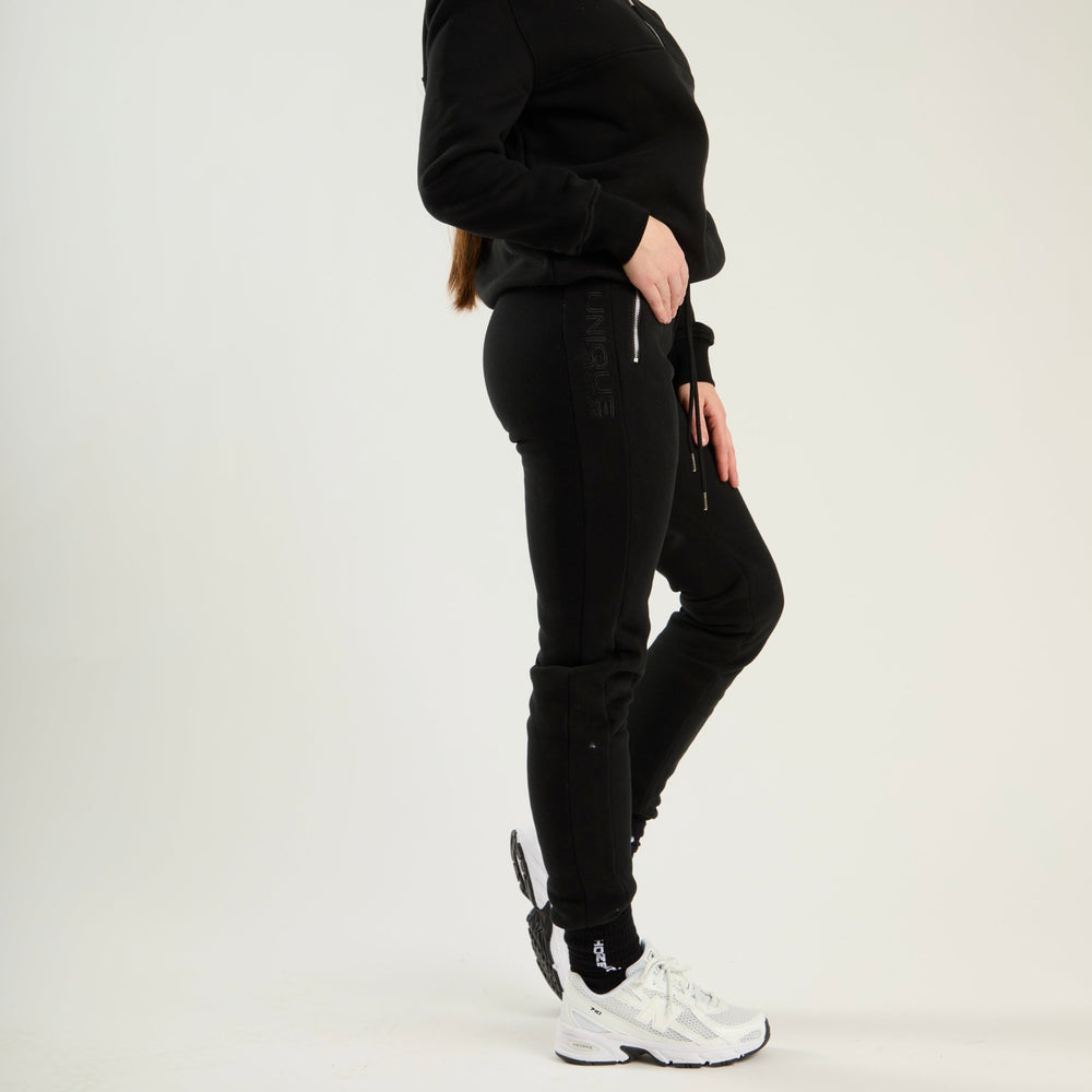 HORZEHOODS® Dream Tracksuit Black Joggers - Zip Pockets - Horzehoods5056725014872