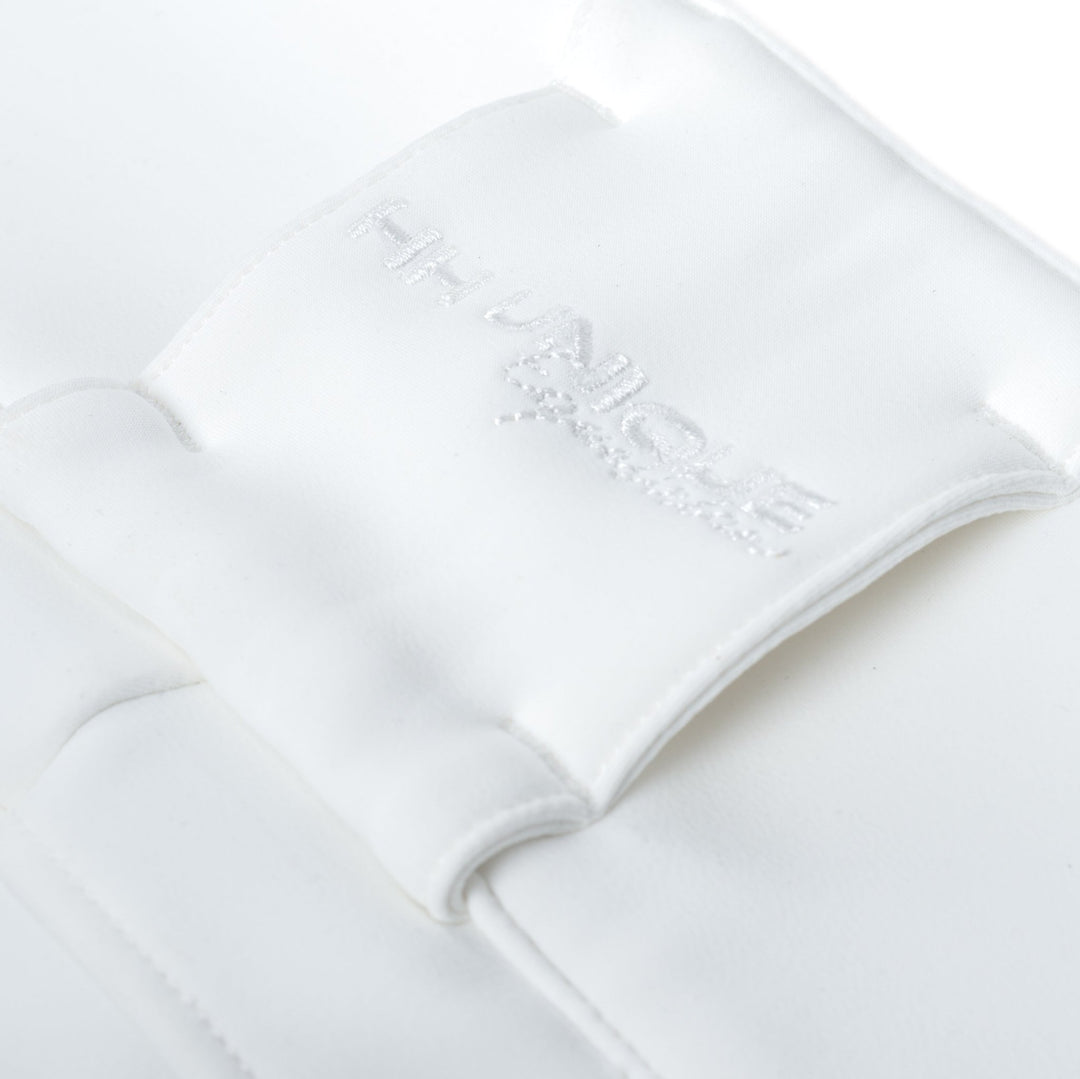HORZEHOODS® DreamSculpt White & Navy Seat Breeches - Horzehoods5056725015275